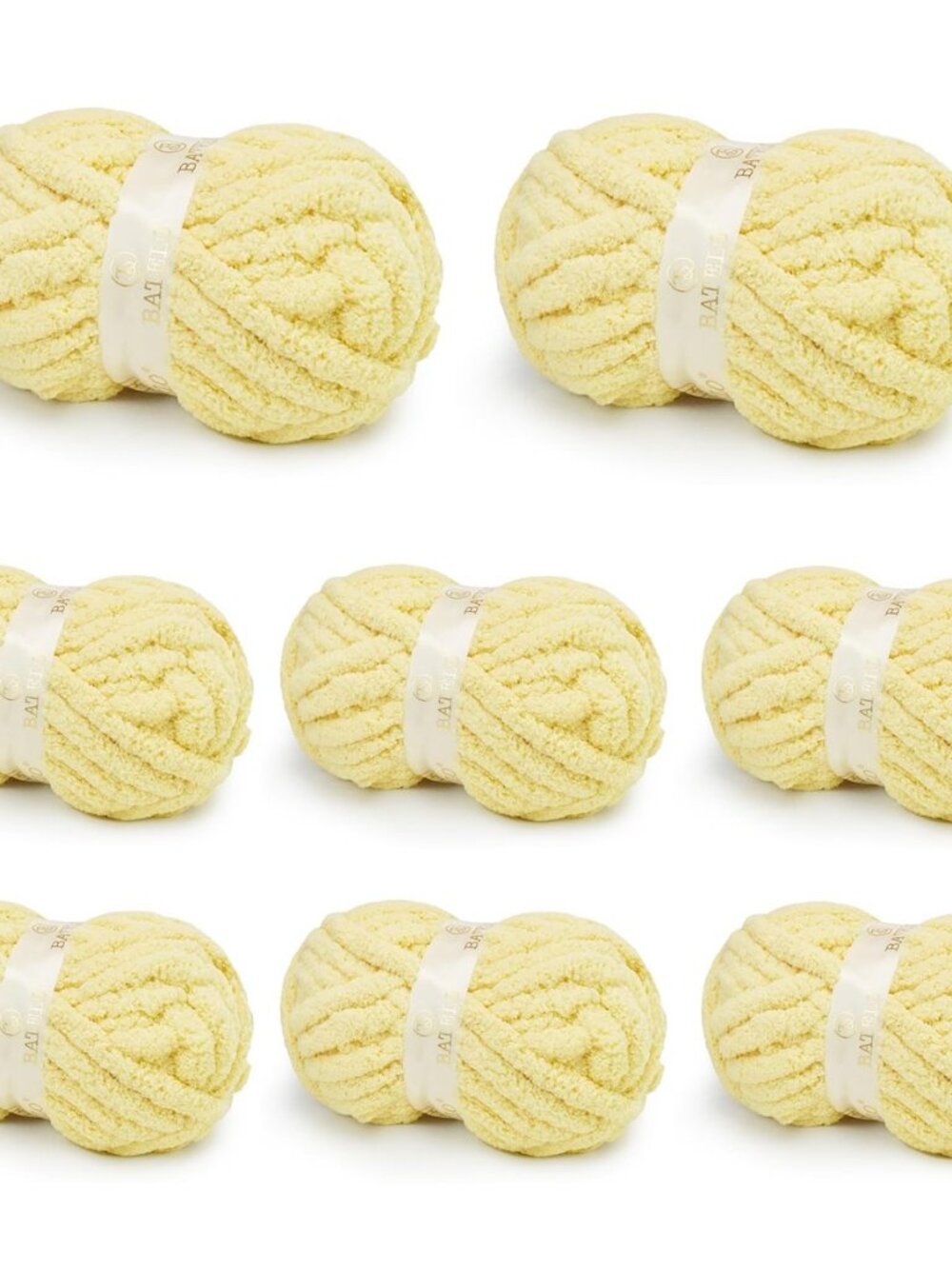 Chunky Yarn for Hand Knitting, Chunky Chenille Blanket Yarn for Crocheting